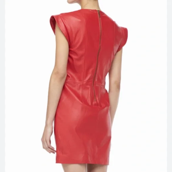 Rachel Zoe ‘Antonia’ Leather Dress - Picture 4 of 12